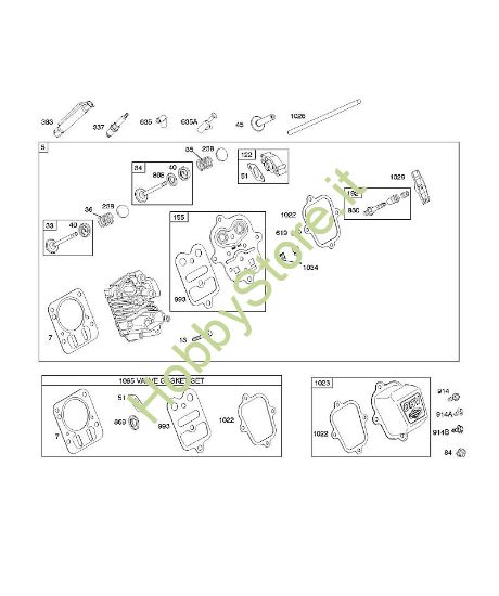F - Testata B&S - 12 €¦ 126392-0274-B8 brand Stihl